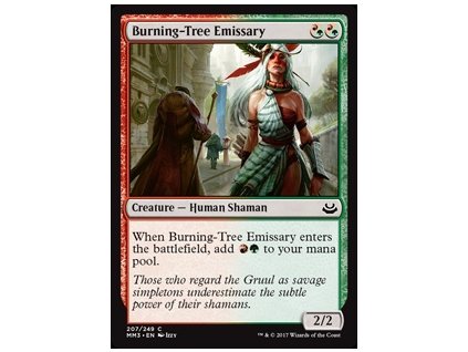 Burning-Tree Emissary (Foil NE, Stav Near Mint)