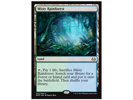 Misty Rainforest (Foil NE, Stav Near Mint)