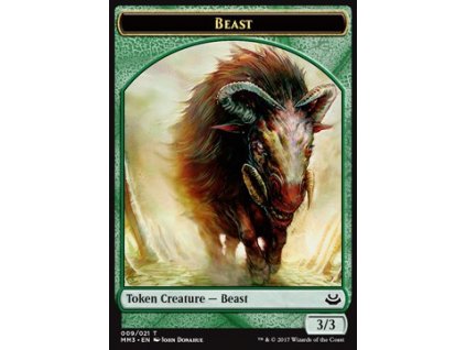 Beast Token (Foil NE, Stav Near Mint)