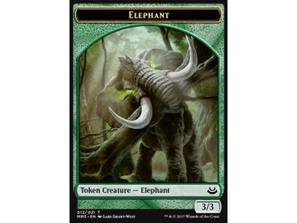 Elephant Token (Foil NE, Stav Near Mint)