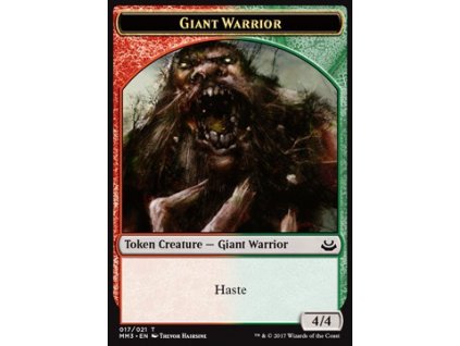 Giant Warrior Token (Foil NE, Stav Near Mint)