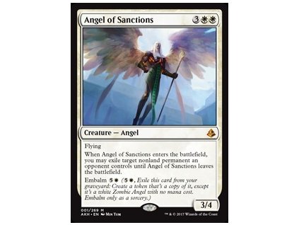 Angel of Sanctions (Foil NE, Stav Light Played)