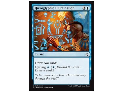 Hieroglyphic Illumination (Foil NE, Stav Near Mint)
