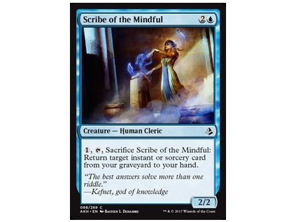 Scribe of the Mindful (Foil NE, Stav Near Mint)