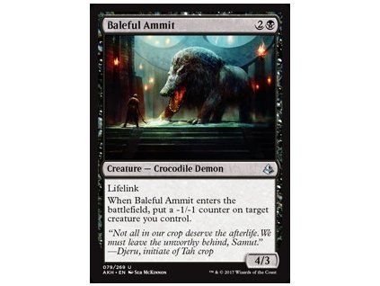 Baleful Ammit