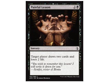 Painful Lesson