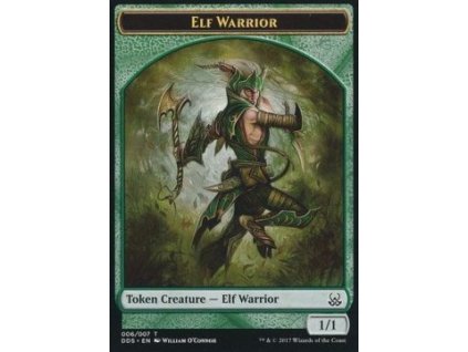 Elf Warrior token (Foil NE, Stav Near Mint)