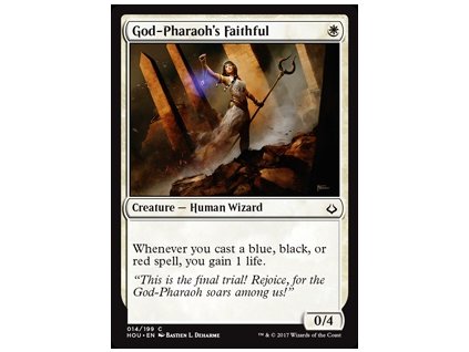 God-Pharaoh's Faithful (Foil NE, Stav Near Mint)