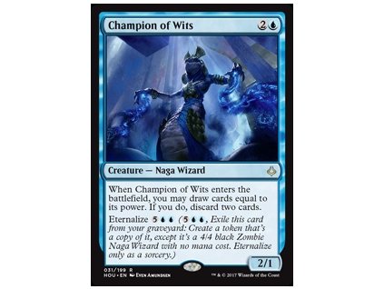 Champion of Wits (Foil NE, Stav Near Mint)
