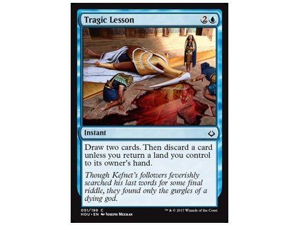 Tragic Lesson