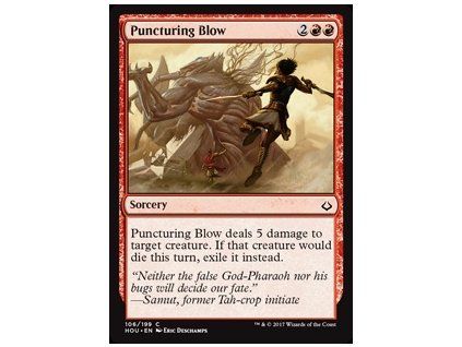 Puncturing Blow
