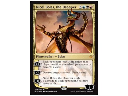 Nicol Bolas, the Deceiver - FOIL (Foil NE, Stav Near Mint)