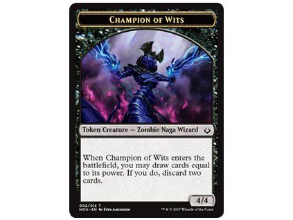 Champion of Wits token