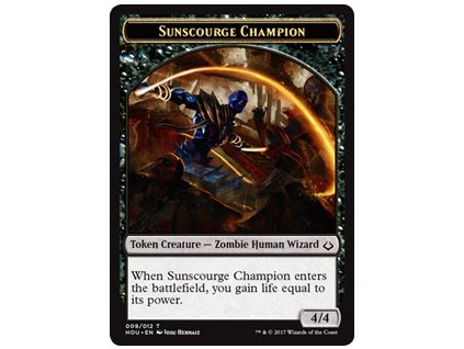 Sunscourge Champion token (Foil NE, Stav Near Mint)