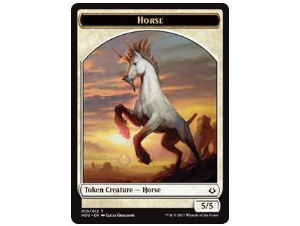 Horse token (Foil NE, Stav Near Mint)