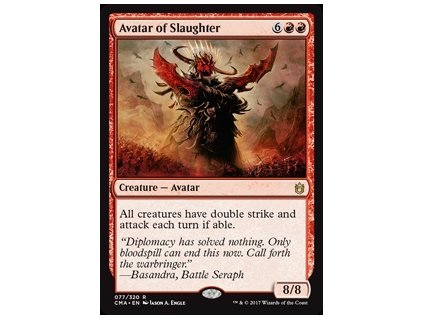 Avatar of Slaughter (Foil NE, Stav Near Mint)