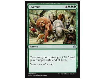 Overrun (Foil NE, Stav Near Mint)
