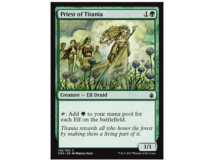 Priest of Titania (Foil NE, Stav Near Mint)