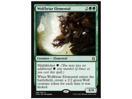 Wolfbriar Elemental (Foil NE, Stav Near Mint)
