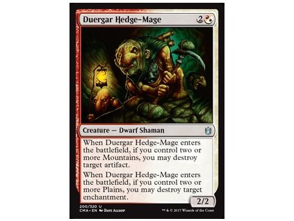 Duergar Hedge-Mage (Foil NE, Stav Near Mint)