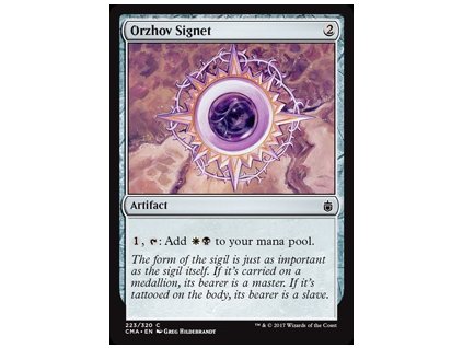Orzhov Signet (Foil NE, Stav Near Mint)