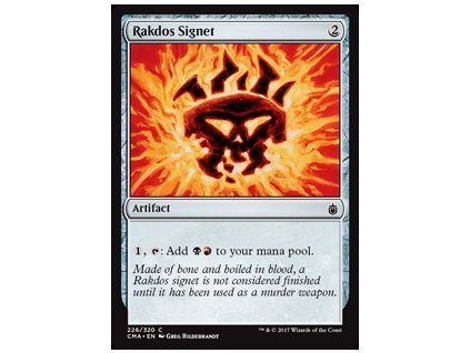 Rakdos Signet (Foil NE, Stav Near Mint)