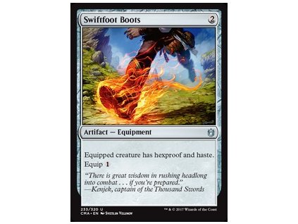 Swiftfoot Boots (Foil NE, Stav Near Mint)