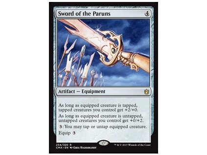 Sword of the Paruns (Foil NE, Stav Near Mint)
