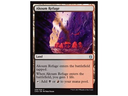 Akoum Refuge (Foil NE, Stav Near Mint)