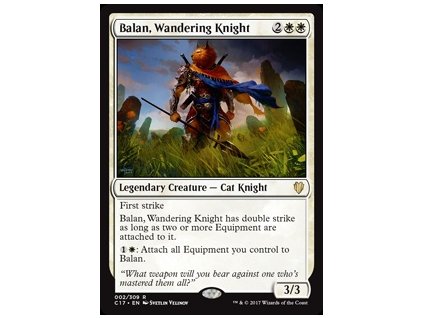 Balan, Wandering Knight (Foil NE, Stav Near Mint)