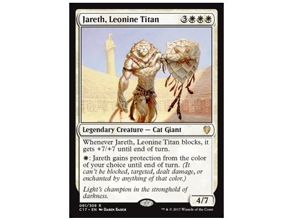 Jareth, Leonine Titan (Foil NE, Stav Near Mint)