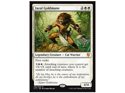 Jazal Goldmane (Foil NE, Stav Near Mint)