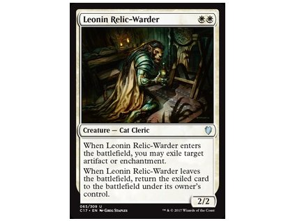 Leonin Relic-Warder (Foil NE, Stav Near Mint)