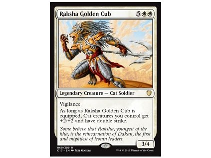 Raksha Golden Cub (Foil NE, Stav Near Mint)
