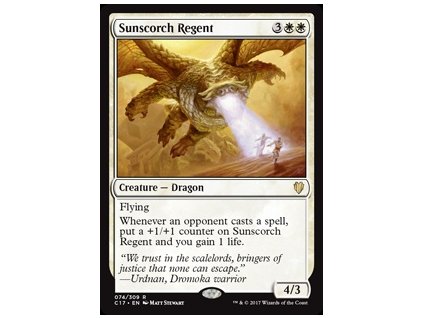 Sunscorch Regent (Foil NE, Stav Near Mint)