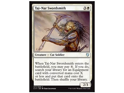Taj-Nar Swordsmith (Foil NE, Stav Near Mint)