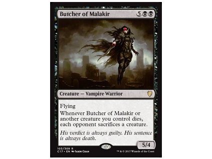 Butcher of Malakir (Foil NE, Stav Near Mint)