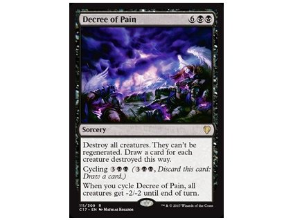 Decree of Pain (Foil NE, Stav Near Mint)