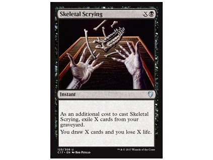 Skeletal Scrying (Foil NE, Stav Near Mint)