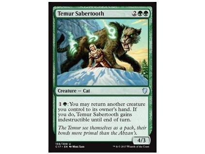 Temur Sabertooth (Foil NE, Stav Near Mint)