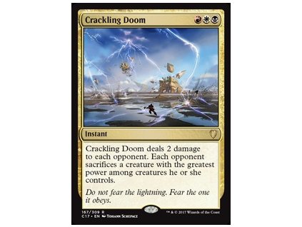 Crackling Doom (Foil NE, Stav Near Mint)