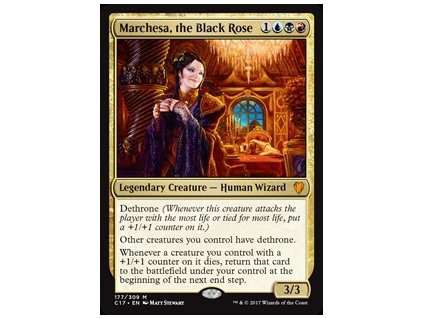 Marchesa, the Black Rose (Foil NE, Stav Near Mint)