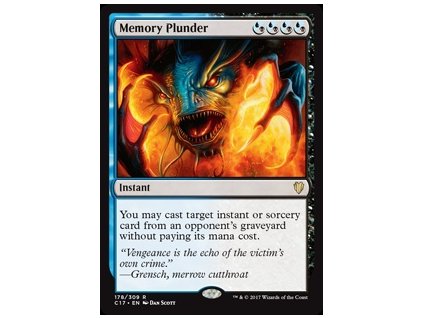 Memory Plunder (Foil NE, Stav Near Mint)