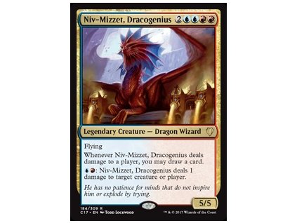 Niv-Mizzet, Dracogenius (Foil NE, Stav Near Mint)