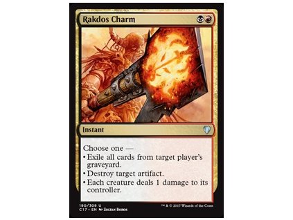 Rakdos Charm (Foil NE, Stav Near Mint)