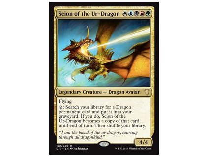 Scion of the Ur-Dragon (Foil NE, Stav Near Mint)