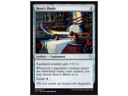 Hero's Blade (Foil NE, Stav Near Mint)