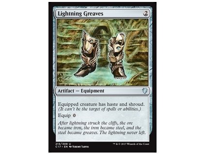 Lightning Greaves (Foil NE, Stav Near Mint)