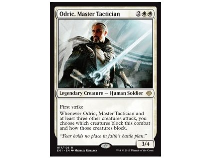 Odric, Master Tactician (Foil NE, Stav Near Mint)
