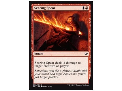 Searing Spear (Foil NE, Stav Near Mint)